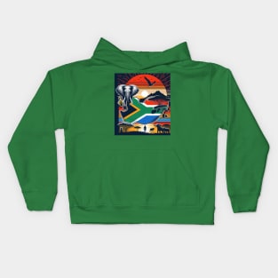 South Africa Country, My pride Kids Hoodie